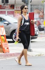 FREIDA PINTO Leaves a Yoga Class in Beverly Hills 08/03/2015