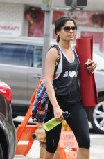 FREIDA PINTO Leaves a Yoga Class in Beverly Hills 08/03/2015