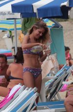 GEMMA OATEN in Bikini at a Beach in Italy 08/18/2015