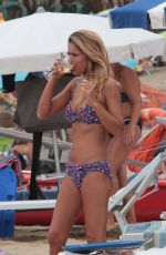 GEMMA OATEN in Bikini at a Beach in Italy 08/18/2015