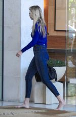 GIGI HADID in Tight Jeans Out in Los Angeles 08/12/2015