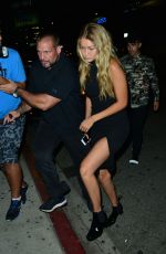 GIGI HADID Night Out in Hollywood 08/29/2015