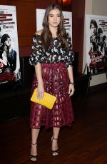 HAILEE STEINFELD at Ten Thousand Saints Premiere in Century City