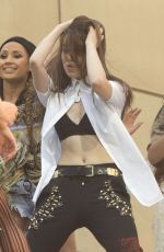 HAILEE STEINFELD on the Set of Her Love Myself Music Video in Los Angeles 07/22/2015