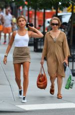 HAILEY BALDWIN Out and About in Tribeca 08/23/2015