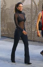 HALLE BERRY Arrives at Jimmy Kimmel Live
