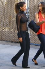 HALLE BERRY Arrives at Jimmy Kimmel Live