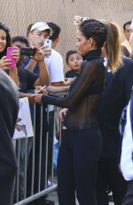 HALLE BERRY Arrives at Jimmy Kimmel Live