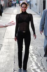 HALLE BERRY Arrives at Jimmy Kimmel Live