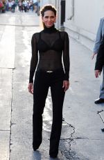 HALLE BERRY Arrives at Jimmy Kimmel Live