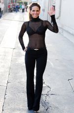 HALLE BERRY Arrives at Jimmy Kimmel Live