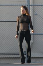 HALLE BERRY Arrives at Jimmy Kimmel Live