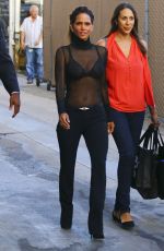 HALLE BERRY Arrives at Jimmy Kimmel Live