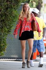 HEATHER MORRIS Out and About in Los Angeles 08/20/2015