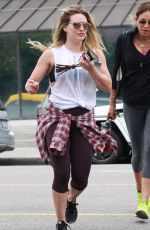 HILARY DIFF Out and About in Los Angeles 08/18/2015