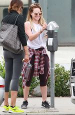 HILARY DIFF Out and About in Los Angeles 08/18/2015