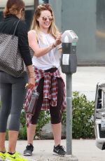 HILARY DIFF Out and About in Los Angeles 08/18/2015