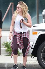 HILARY DIFF Out and About in Los Angeles 08/18/2015