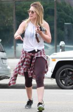 HILARY DIFF Out and About in Los Angeles 08/18/2015