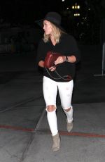 HILARY DUFF Arrives at Taylor Swift