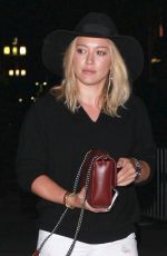 HILARY DUFF Arrives at Taylor Swift