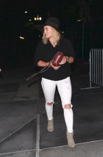 HILARY DUFF Arrives at Taylor Swift