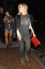 HILARY DUFF Leaves Warwick Night Club in Hollywood 08/21/2015