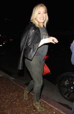 HILARY DUFF Leaves Warwick Night Club in Hollywood 08/21/2015