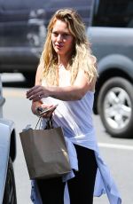 HILARY DUFF Out Shopping in Beverly Hills 07/31/2015