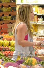 HILARY DUFF Out Shopping in Los Angeles 08/10/2015