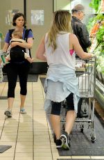 HILARY DUFF Out Shopping in Los Angeles 08/10/2015