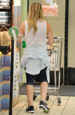 HILARY DUFF Out Shopping in Los Angeles 08/10/2015