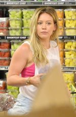 HILARY DUFF Out Shopping in Los Angeles 08/10/2015