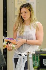 HILARY DUFF Out Shopping in Los Angeles 08/10/2015