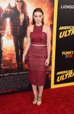 HOLLAND RODEN at American Ultra Premiere in Los Angeles