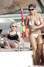 RITA ORA in Bikini on a Yacht in Ibiza 08/03/2015