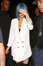 KYLIE JENNER Arrives at 1Oak in Los Angeles 08/28/2015