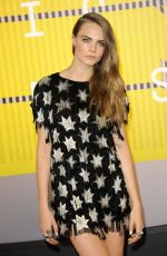 CARA DELEVINGNE at MTV Video Music Awards 2015 in Los Angeles