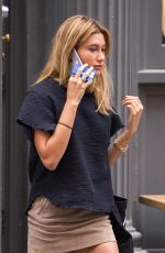 HAILEY BALDWIN Out Shopping in Soho 08/20/2015