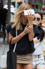 HAILEY BALDWIN Out Shopping in Soho 08/20/2015