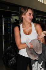 HUNTER HALEY KING at LAX Airport in Los Angeles 07/28/2015
