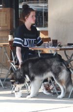 IRELAND BALDWIN at Le Pain Quotidien Bakery in Los Angeles 08/22/2015