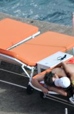 IRINA SHAYK in Bikini on Vacation in Amalfi Coast 08/11/2015