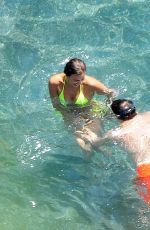 IRINA SHAYK in Bikini on Vacation in Amalfi Coast 08/11/2015