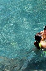 IRINA SHAYK in Bikini on Vacation in Amalfi Coast 08/11/2015
