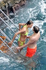 IRINA SHAYK in Bikini on Vacation in Amalfi Coast 08/11/2015