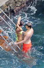 IRINA SHAYK in Bikini on Vacation in Amalfi Coast 08/11/2015