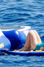 ISLA FISHER in Swimsuit in St. Tropez 08/22/2015
