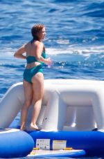 ISLA FISHER in Swimsuit in St. Tropez 08/22/2015