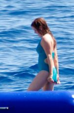ISLA FISHER in Swimsuit in St. Tropez 08/22/2015